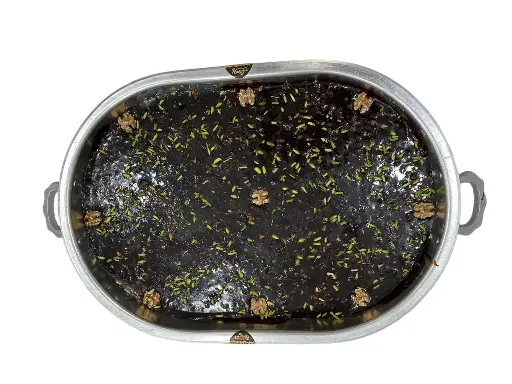 حلوى بالجوز و الزعفران(إناء صحن المناسبات 5 كيلو جرام) 